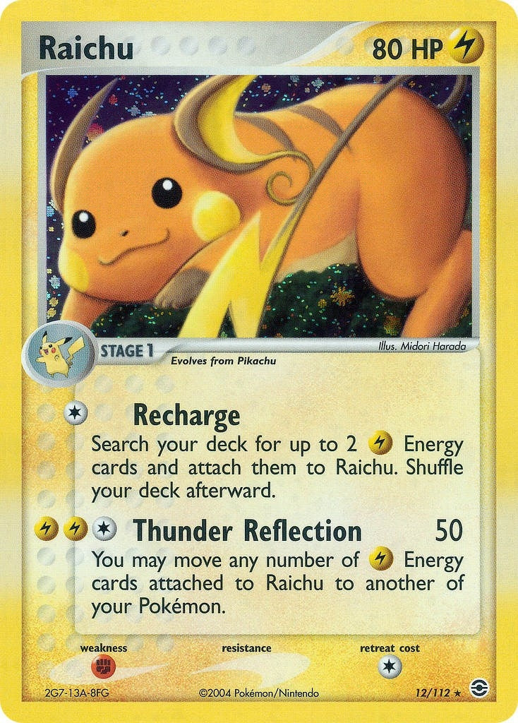 Raichu (12/112) (FireRed & LeafGreen) Pokemon