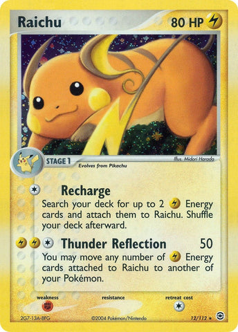 Raichu (12/112) (FireRed & LeafGreen) Pokemon