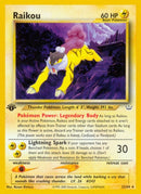 Image for Raikou (22) (22/64) (Neo Revelation) (N3) - Pokemon
