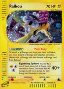 Image for Raikou (H26) (H26/H32) (Skyridge) (SK) - Pokemon