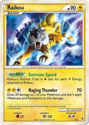 Image for Raikou (Shiny) (SL9) - Pokemon