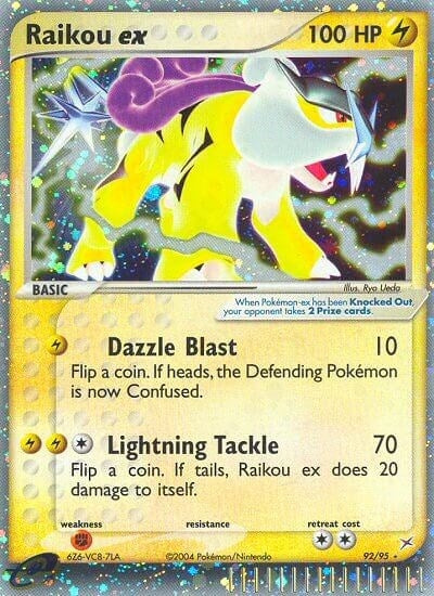 Image for Raikou ex (92/95) (EX Team Magma vs Team Aqua) (MA) - Pokemon