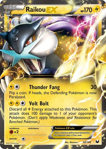 Image for Raikou EX (38/108) - Pokemon