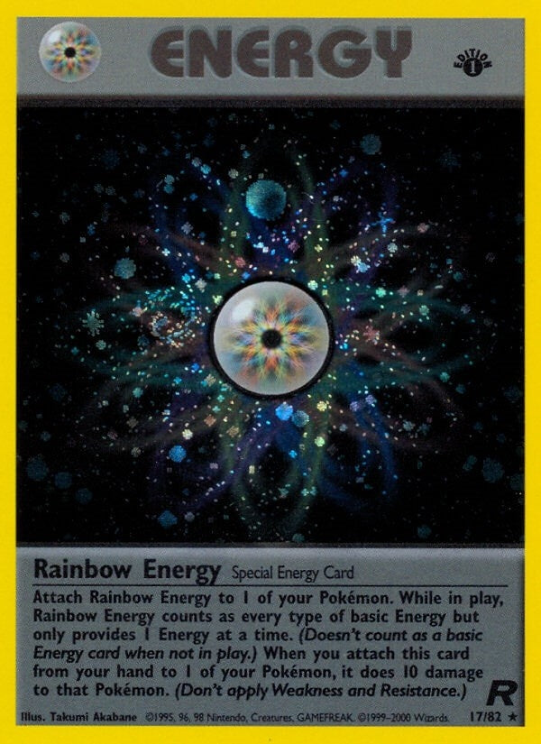 Rainbow Energy (17) (17/82) (Team Rocket) Pokemon