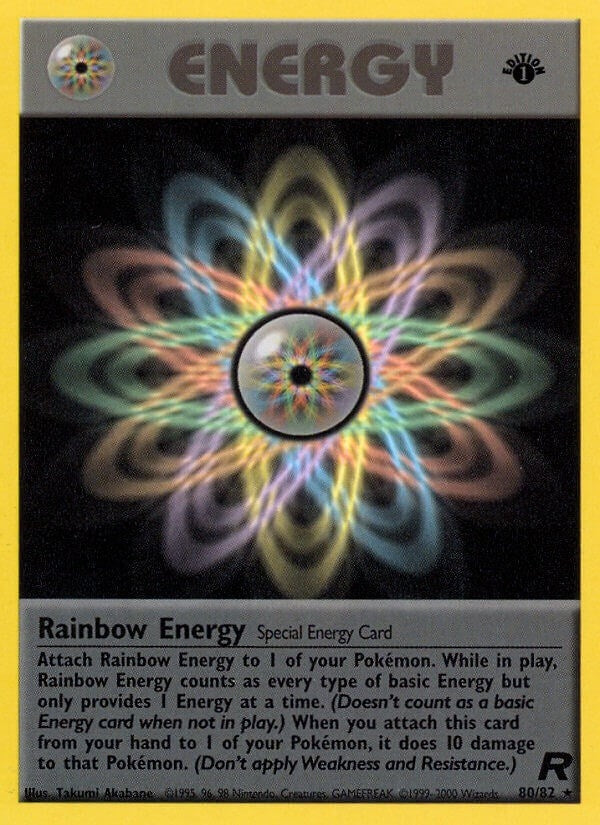Rainbow Energy (80) (80/82) (Team Rocket) Pokemon