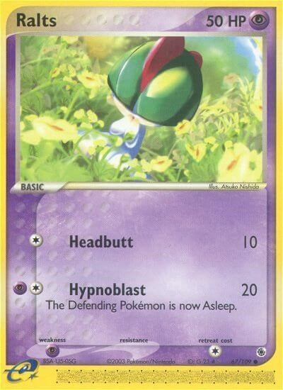 Ralts (67/109) (Ruby and Sapphire) (RS) Pokemon