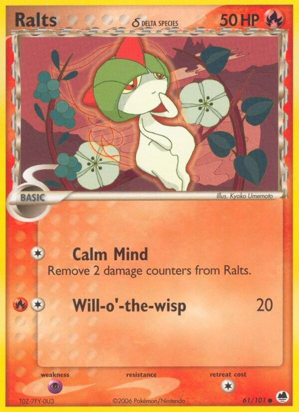 Image for Ralts (Delta Species) (61/101) (Dragon Frontiers) - Pokemon