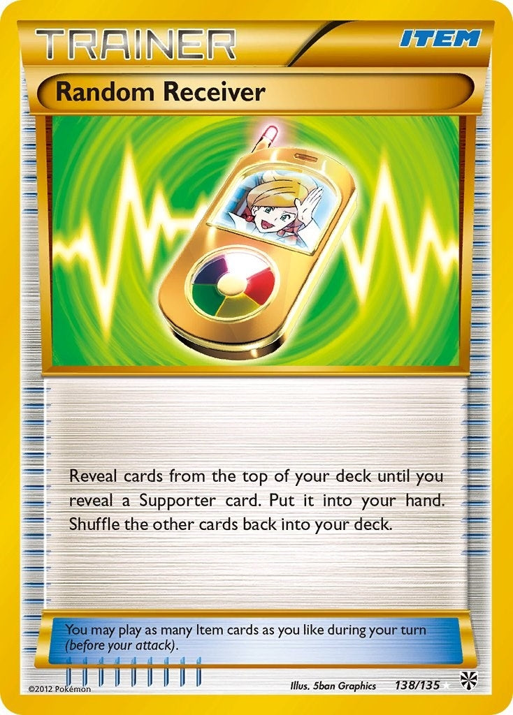 Random Receiver (138/135) (Plasma Storm) (PLS) Pokemon