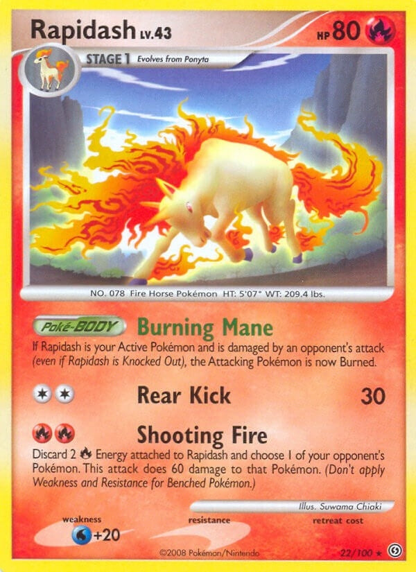 Image for Rapidash (22/100) (Stormfront) - Pokemon