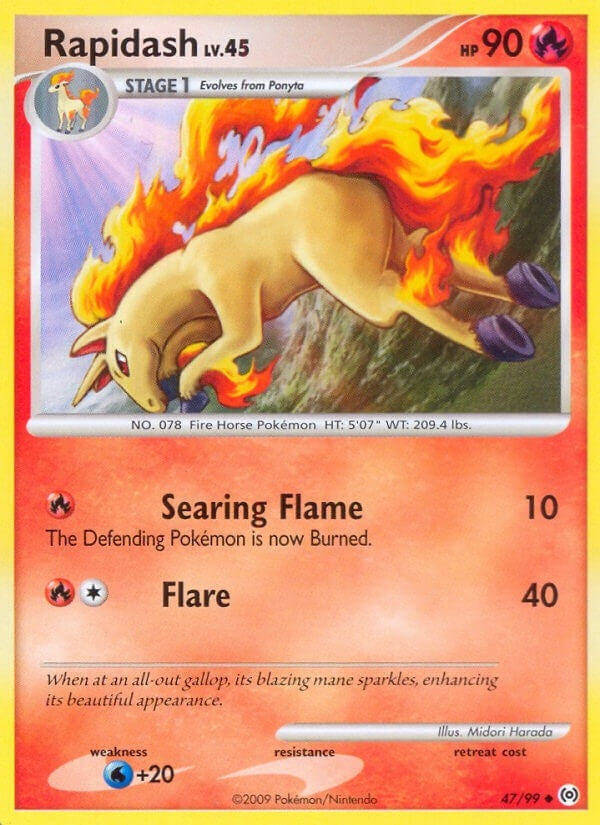 Rapidash (47) (47/99) (Arceus) Pokemon