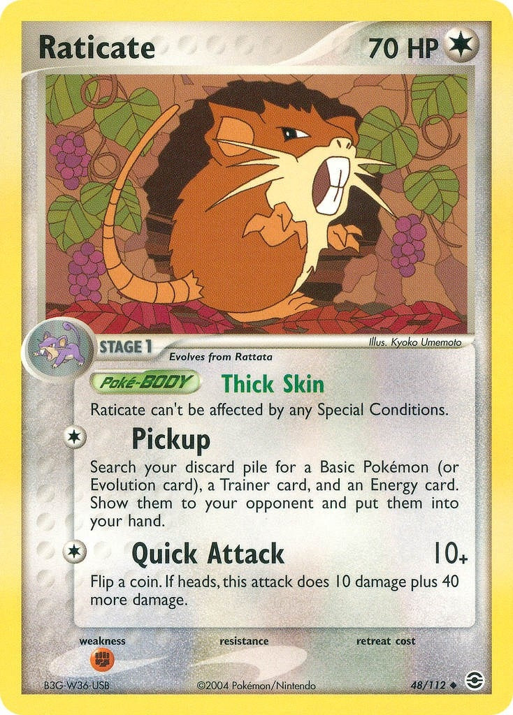 Raticate (48/112) (EX FireRed & LeafGreen) Pokemon