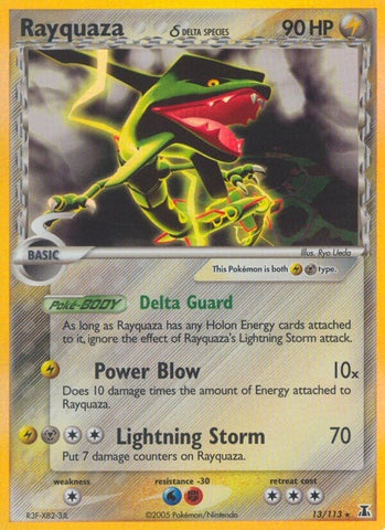 Image for Rayquaza (Delta Species) (13/113) - Pokemon
