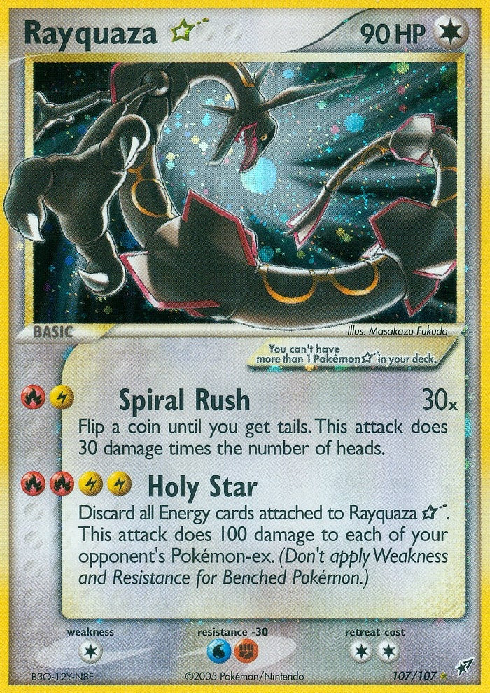 Image for Rayquaza Star (107/107) - Pokemon