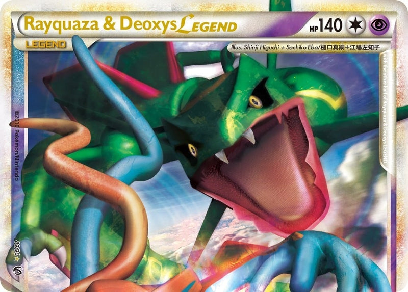 Image for Rayquaza & Deoxys Legend (Top) (89/90) (Undaunted) (UD) - Pokemon
