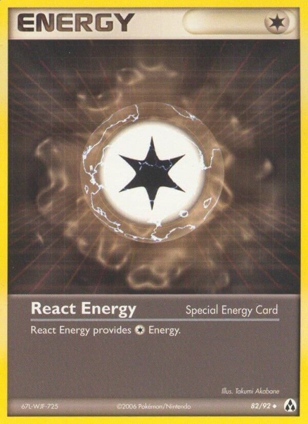 Image for React Energy (82/92) (EX Legend Maker) (LM) - Pokemon