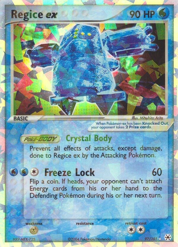 Image for Regice ex (97/101) (EX Hidden Legends) (HL) - Pokemon