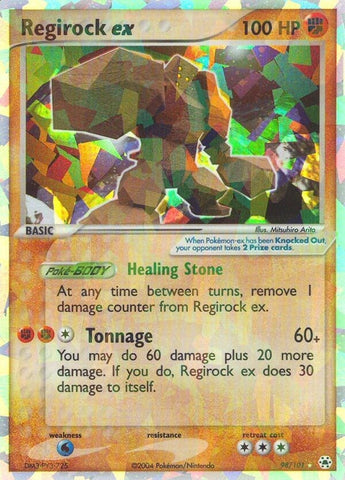 Regirock ex (98/101) (Hidden Legends) Pokemon
