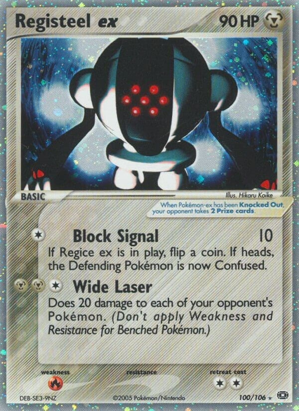 Image for Registeel ex (100/106) (EX Emerald) (EM) - Pokemon
