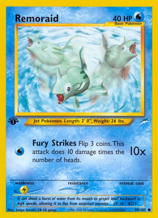 Remoraid (080/105) (Neo Destiny) Pokemon