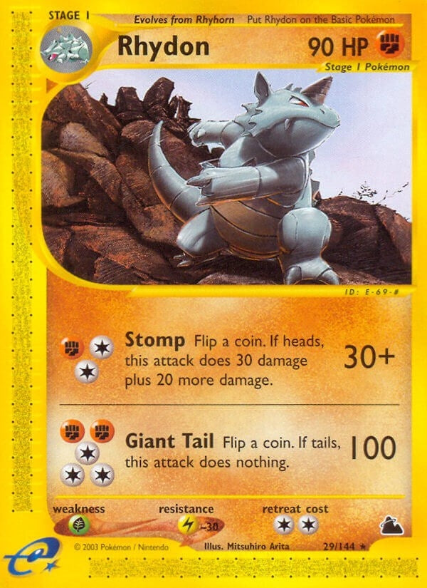 Rhydon (29) (029/144) (Skyridge) Pokemon