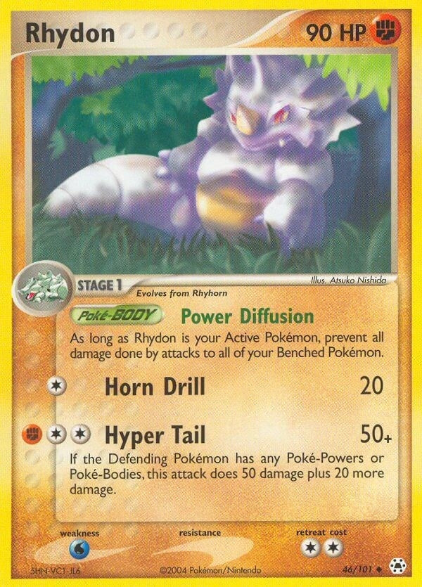 Image for Rhydon (46/101) (EX Hidden Legends) (HL) - Pokemon