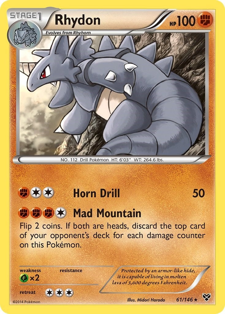 Image for Rhydon (61/146) (XY Base Set) - Pokemon