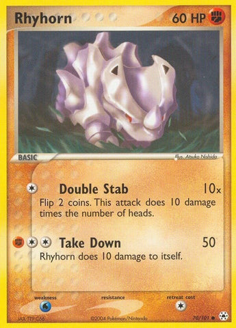 Image for Rhyhorn (70/101) (Hidden Legends) - Pokemon