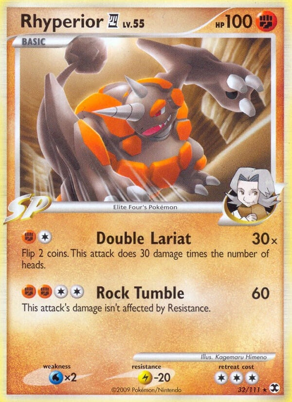Image for Rhyperior E4 (32/111) (Rising Rivals) (RR) - Pokemon