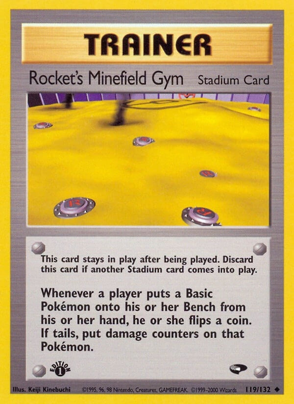 Rocket's Minefield Gym (119/132) (Gym Challenge) Pokemon