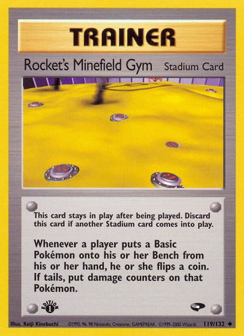 Rocket's Minefield Gym (119/132) (Gym Challenge) Pokemon