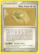 Image for Root Fossil (92/100) (EX Sandstorm) (SS) - Pokemon