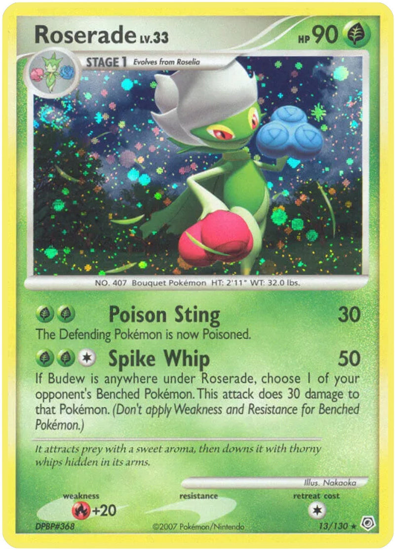 Roserade (13/130) (Diamond and Pearl) Pokemon
