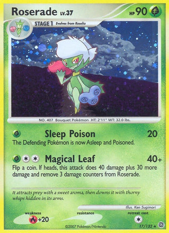 Image for Roserade (17/132) (Secret Wonders) (SW) - Pokemon