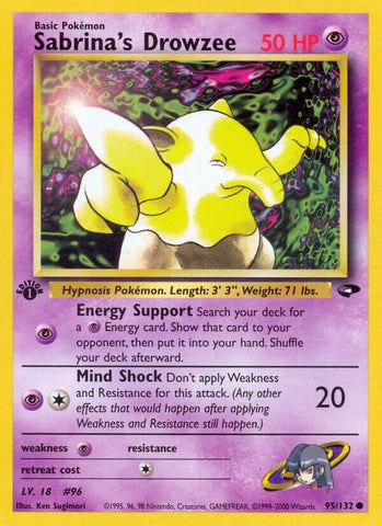 Sabrina's Drowzee (095/132) (Gym Challenge) Pokemon