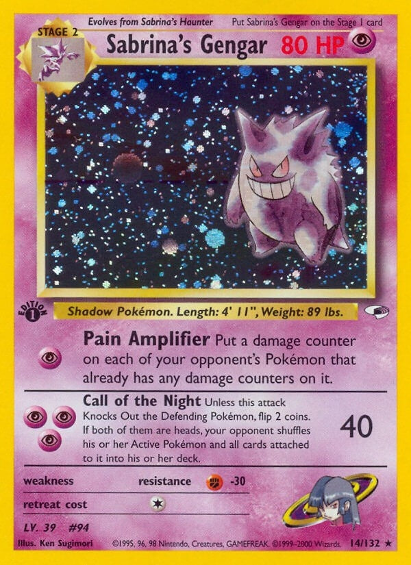 Sabrina's Gengar (014/132) (Gym Heroes) Pokemon