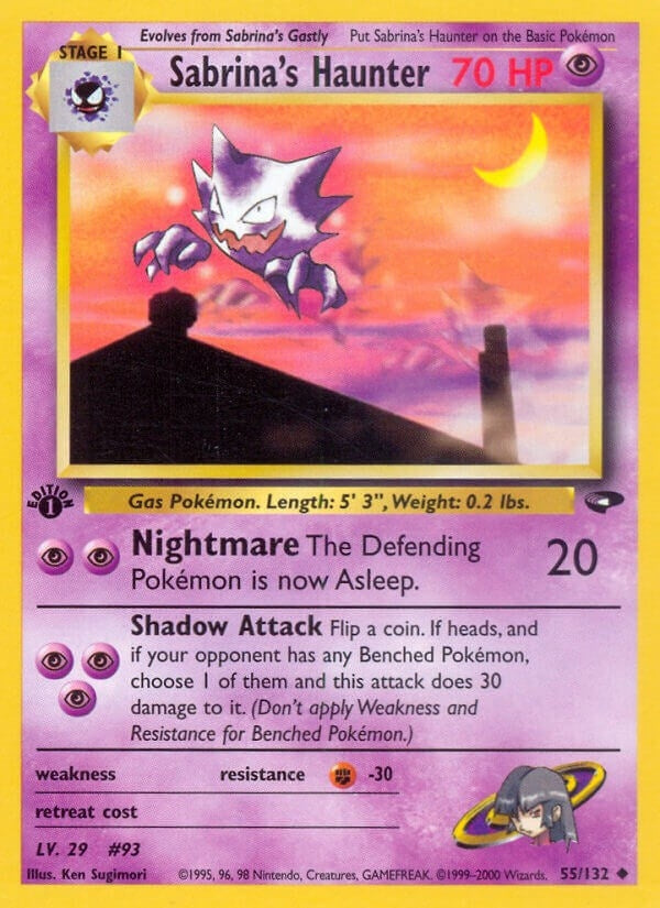Sabrina's Haunter (055/132) (Gym Challenge) Pokemon