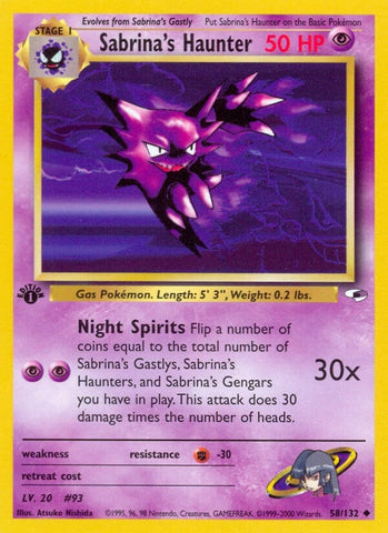 Image for Sabrina's Haunter (058/132) (Gym Heroes) (G1) - Pokemon