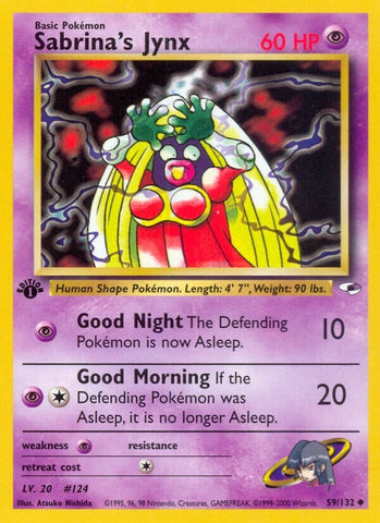 Sabrina's Jynx (059/132) (Gym Heroes) Pokemon