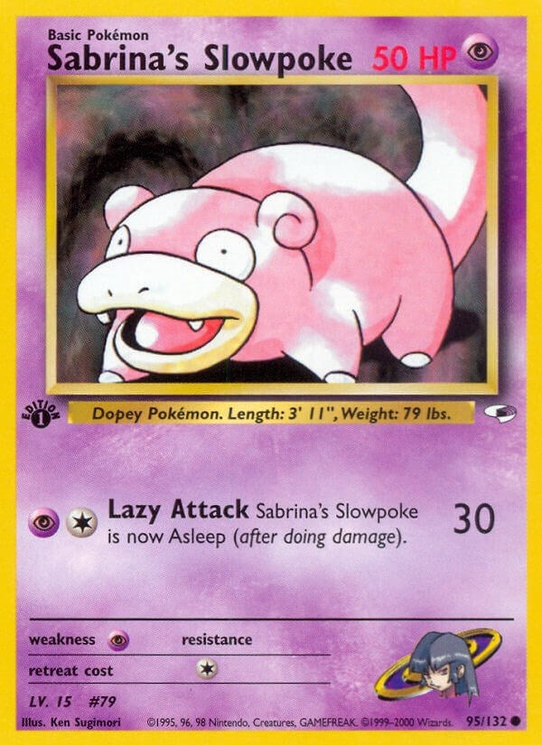Image for Sabrina's Slowpoke (095/132) (Gym Heroes) - Pokemon