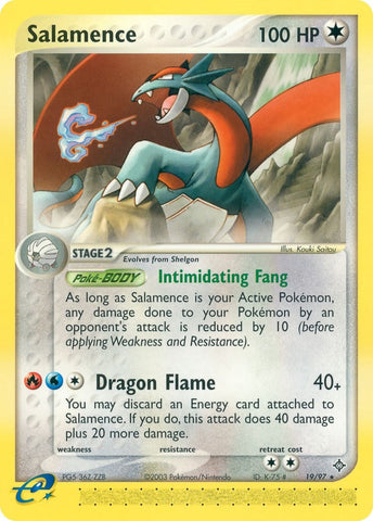Salamence (19/97) (Dragon) (DR) Pokemon
