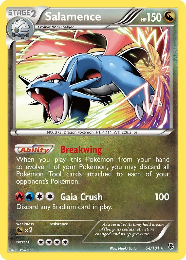 Image for Salamence (64/101) (Plasma Blast) (PLB) - Pokemon