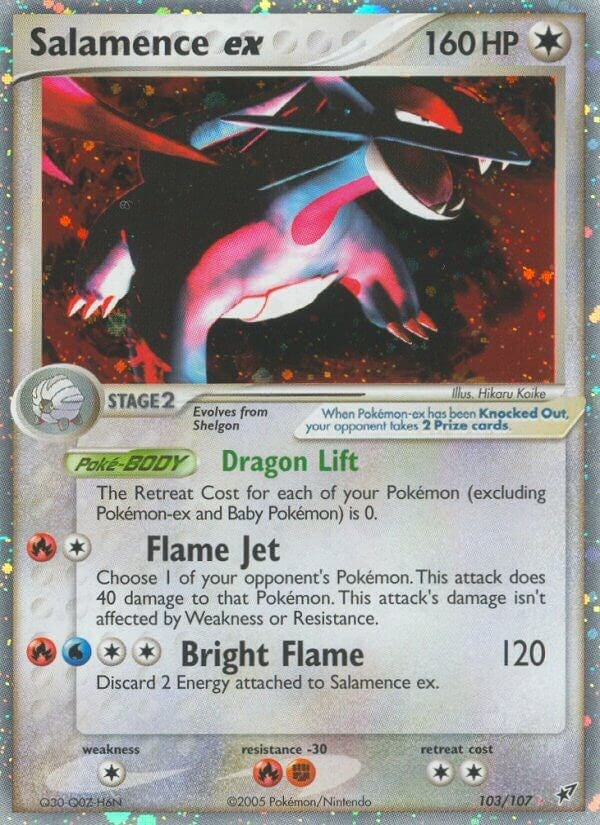 Image for Salamence ex (103/107) - Pokemon