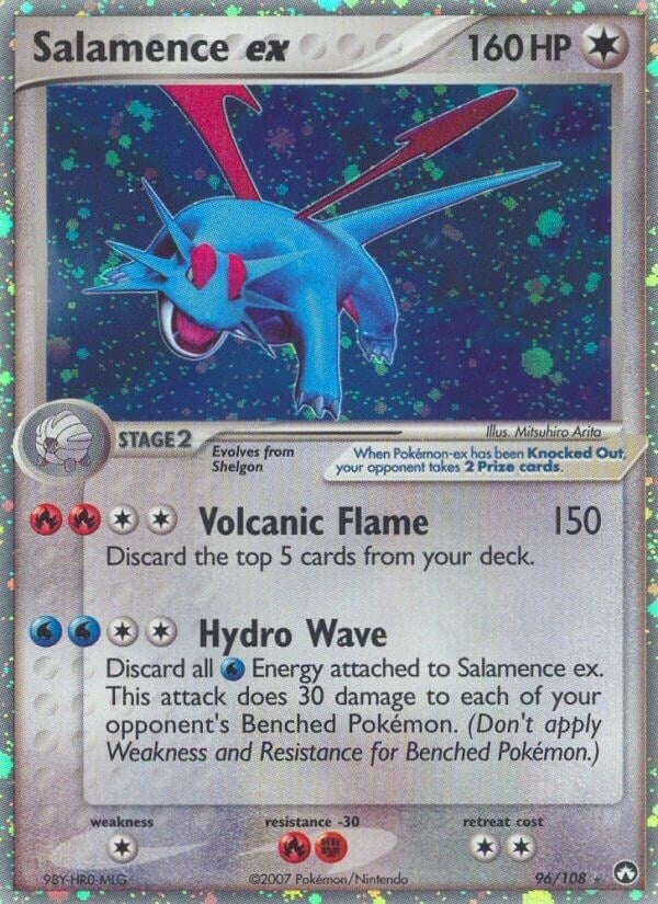 Salamence ex (96/108) (Power Keepers) (PK) Pokemon