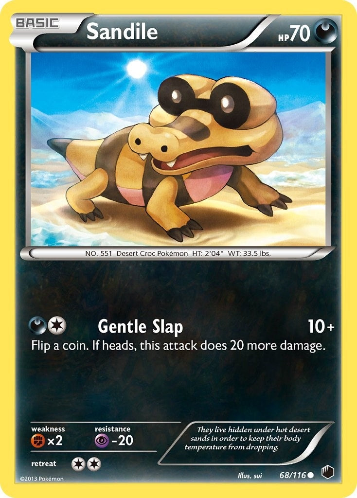 Image for Sandile (68/116) (Plasma Freeze) (PLF) - Pokemon