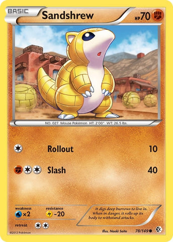 Image for Sandshrew (78/149) - Pokemon