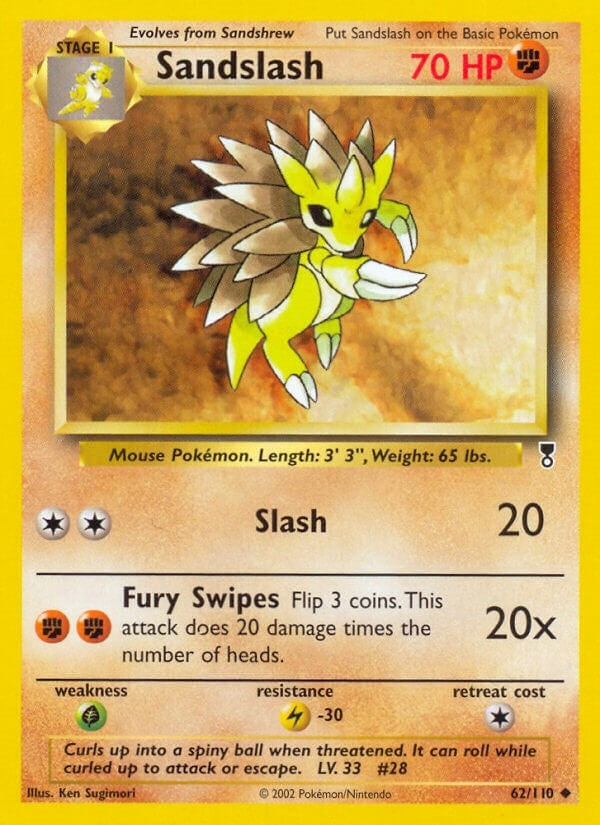 Sandslash (062/110) (Legendary Collection) Pokemon