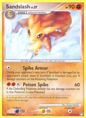Image for Sandslash (61/123) (Mysterious Treasures) - Pokemon