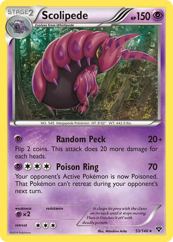 Image for Scolipede (53/146) (XY Base Set) - Pokemon