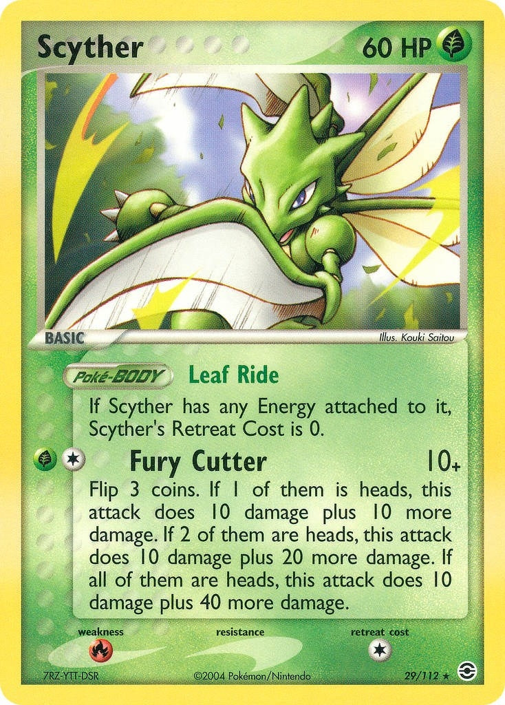 Scyther (29/112) (EX FireRed & LeafGreen) Pokemon