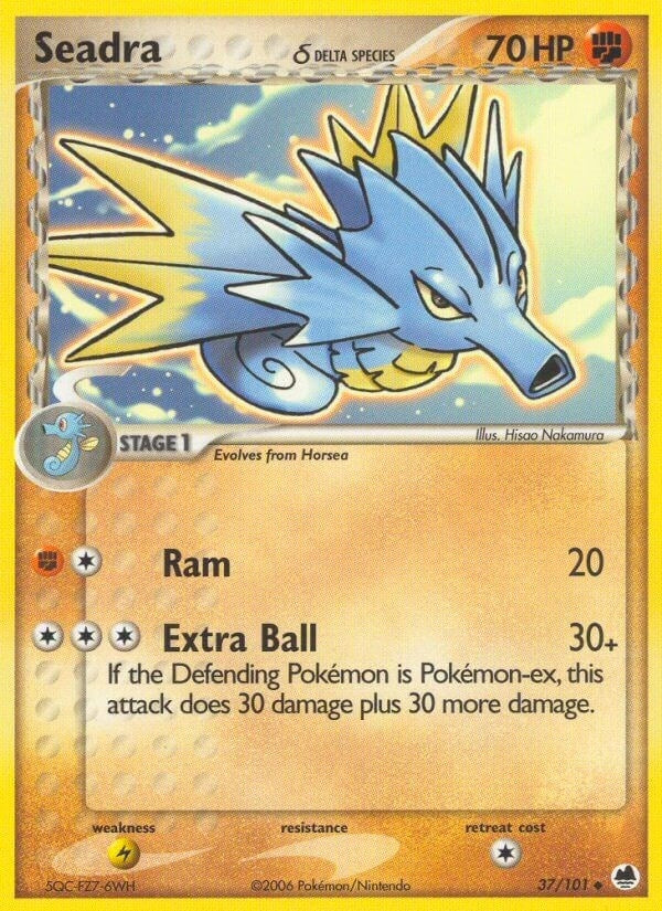 Image for Seadra - 037/101 (Delta Species) (37/101) (Dragon Frontiers) - Pokemon